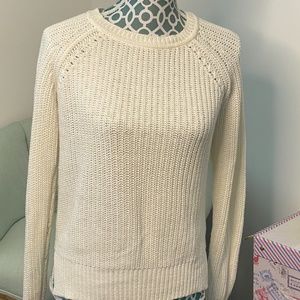 Zipper back sweater